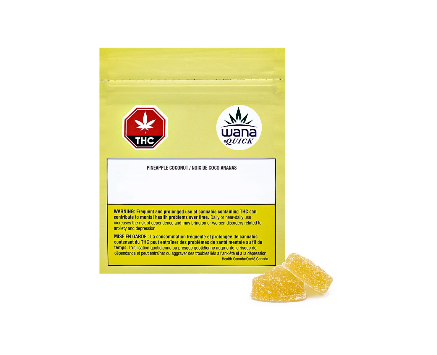 Pineapple Coconut Indica Sour Gummies